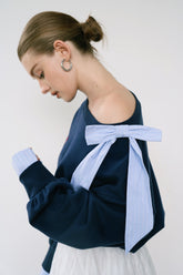 London Striped Hair Clip and Brooch